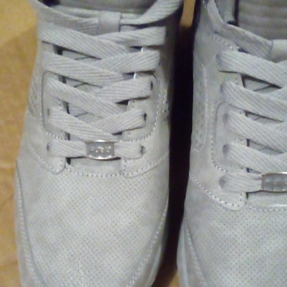 FUBU Zone Men's Gray High-Top Sneakers New With Tags - Picture 5 of 10